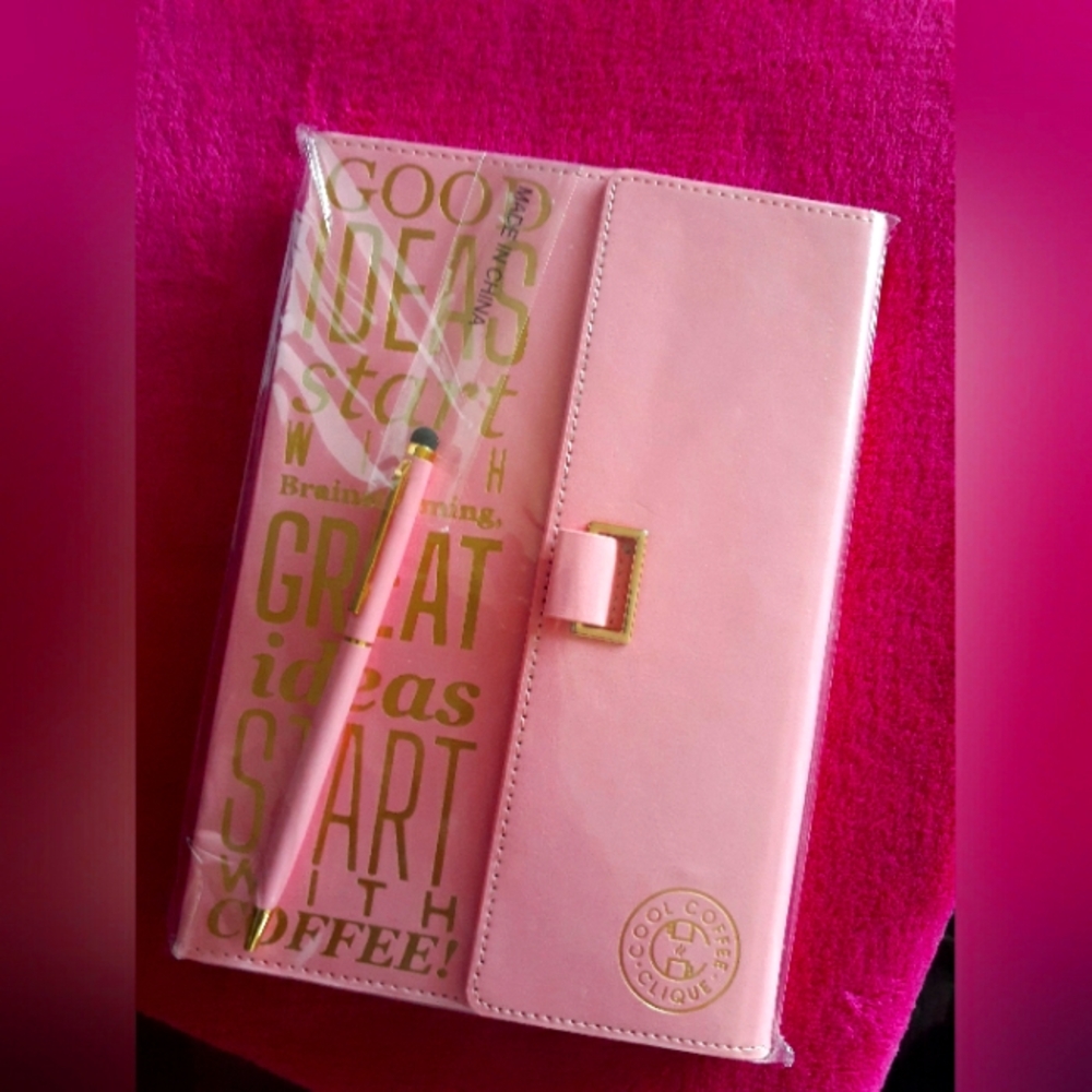 Cool Coffee Clique Pink Journal
